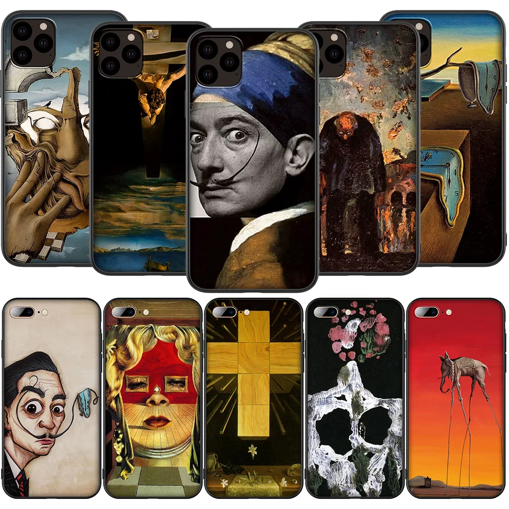 Чехол T162 для iPhone 13 12 Mini 11 Pro XS Max XR X 8 7 6 6S Plus 5 5S SE 2020 с художественной росписью