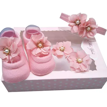 New Baby Girls Headband Hairclip Socks Set Lovely Flowers Bow Decorated Anti-Slip Cotton Ankle Socks With Elastic Hair Band
New Baby Girls Headband Hairclip Socks Set Lovely Flowers Bow Decorated Anti-Slip Cotton Ankle Socks With Elastic Hair Band