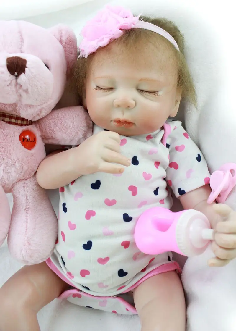20 Inch 50cm Soft Silicone Handmade Reborn Baby Girl Dolls Realistic Looking Newborn Baby Doll Toddler Cute Birthday Gift
20 Inch 50cm Soft Silicone Handmade Reborn Baby Girl Dolls Realistic Looking Newborn Baby Doll Toddler Cute Birthday Gift