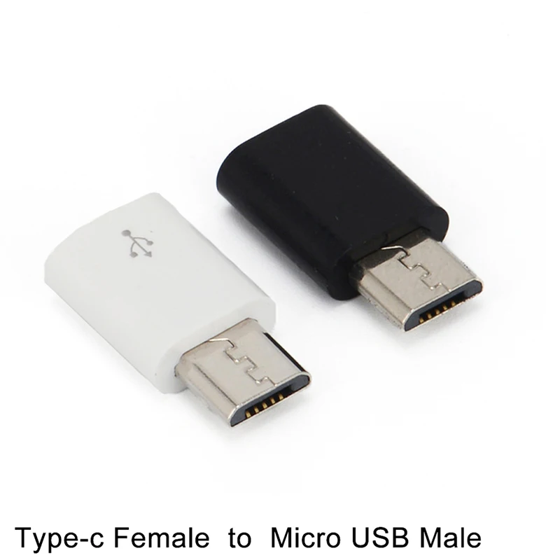 Фото 1 шт. переходник-конвертер с разъемом типа C Мама на Micro USB папа | Электроника