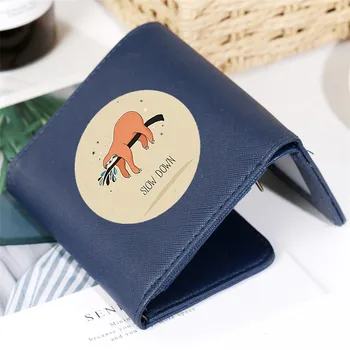 Cartoon Sloth Wallets Ladies Printing Leather Purse Hasp Zipper Short Coin Pocket Solid Color Wallets Photo Card Holder Purse
Cartoon Sloth Wallets Ladies Printing Leather Purse Hasp Zipper Short Coin Pocket Solid Color Wallets Photo Card Holder Purse