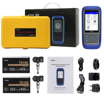 XTOOL TP150 Tire Pressure Monitoring System OBD2 TPMS Diagnostic Scanner Tool TPMS Program with 315&433 MHZ Sensor
XTOOL TP150 Tire Pressure Monitoring System OBD2 TPMS Diagnostic Scanner Tool TPMS Program with 315&433 MHZ Sensor