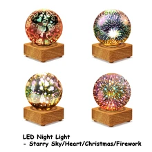 Night Light Starry Sky Star Heart Colorful Atmosphere Multiple USB Table Desk Lamp Ball Home Bedroom Decoration Christmas Gift
Night Light Starry Sky Star Heart Colorful Atmosphere Multiple USB Table Desk Lamp Ball Home Bedroom Decoration Christmas Gift
