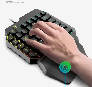 One-Handed Keyboard Left-Hand Gaming Keyboard 39-Key Full Key USB Interface Support Backlight
One-Handed Keyboard Left-Hand Gaming Keyboard 39-Key Full Key USB Interface Support Backlight