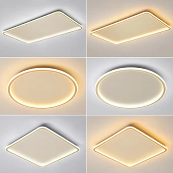 Ultra-thin LED Ceiling Light Gold Round Square Rectangular Ceiling Lamps For Modern Living Room Kitchen Surface Mount Panel Lamp 
Ultra-thin LED Ceiling Light Gold Round Square Rectangular Ceiling Lamps For Modern Living Room Kitchen Surface Mount Panel Lamp
