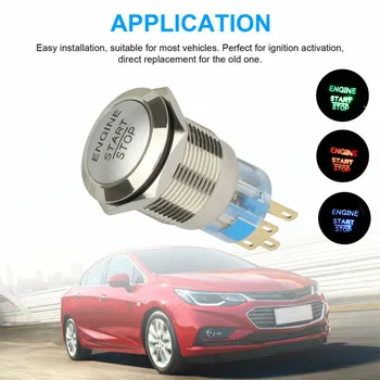 12V-24V 19mm Auto Momentary Waterproof LED Marine Car Stainless Horn Engine Start Stop Push Button Light Switch
12V-24V 19mm Auto Momentary Waterproof LED Marine Car Stainless Horn Engine Start Stop Push Button Light Switch