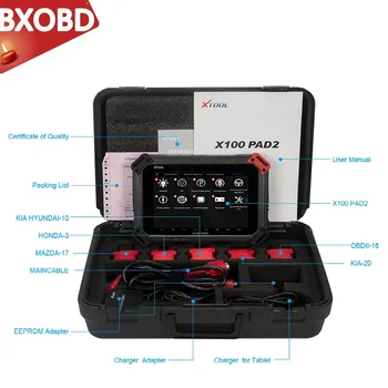 X100 PAD2 OBD2 Diagnostic Tool with 4th and 5th Immo auto Key programmer All Special functions for most of the car models
X100 PAD2 OBD2 Diagnostic Tool with 4th and 5th Immo auto Key programmer All Special functions for most of the car models