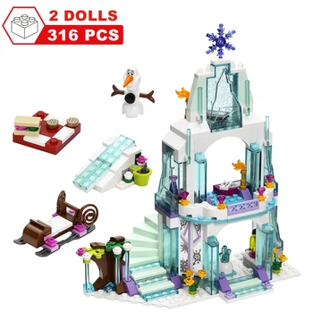 316PCS Dream Princess Castle Elsa Ice Castle Princess Anna Set Model Bricks Building Blocks Gift Toys
316PCS Dream Princess Castle Elsa Ice Castle Princess Anna Set Model Bricks Building Blocks Gift Toys