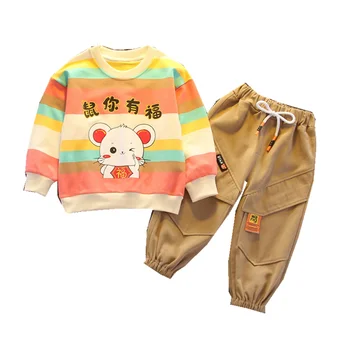 Baby Boys Girls Spring Autumn Children Cotton Clothes Stripe Jacket Pants 2Pcs/sets Outfit Kid Fashion Toddler Casual Tracksuits
Baby Boys Girls Spring Autumn Children Cotton Clothes Stripe Jacket Pants 2Pcs/sets Outfit Kid Fashion Toddler Casual Tracksuits