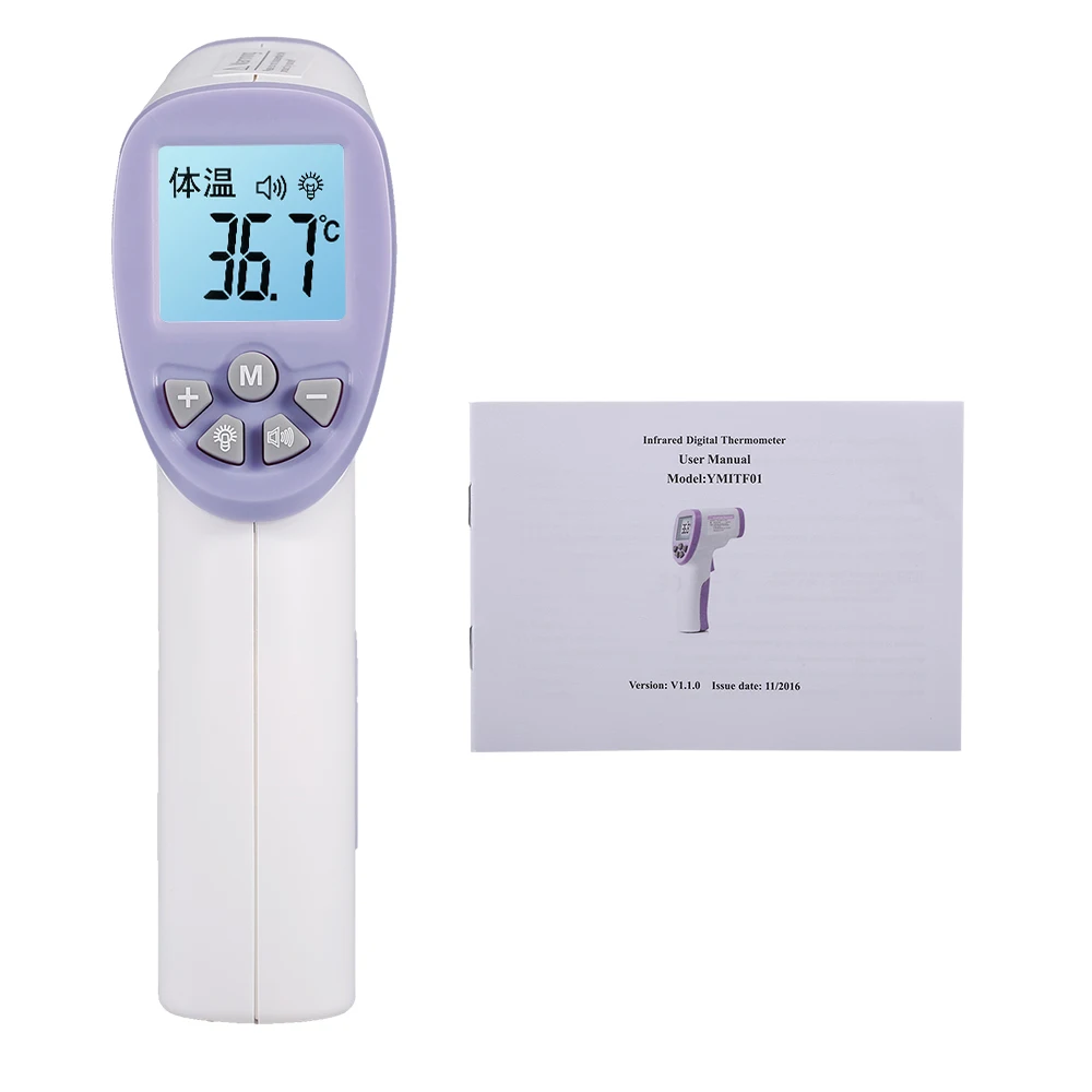 Electronic Thermometer Handheld Forehead Thermometer High Precision Infrared Thermometer Non-contact Temperature Sensor
Electronic Thermometer Handheld Forehead Thermometer High Precision Infrared Thermometer Non-contact Temperature Sensor