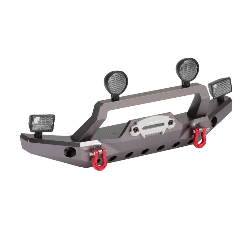 for TRX-4 Metal Front Bumper with Led Light for 1/10 RC Crawler Traxxas TRX4 Sport 82024-4 Parts
for TRX-4 Metal Front Bumper with Led Light for 1/10 RC Crawler Traxxas TRX4 Sport 82024-4 Parts