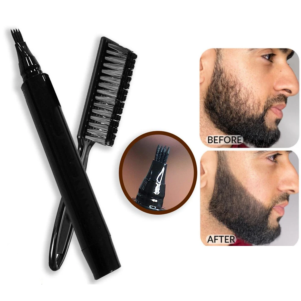1 Pcs Beard Pen Beard Filler Pencil And Brush Beard Enhancer Waterproof Moustache Coloring Shaping Tools
1 Pcs Beard Pen Beard Filler Pencil And Brush Beard Enhancer Waterproof Moustache Coloring Shaping Tools