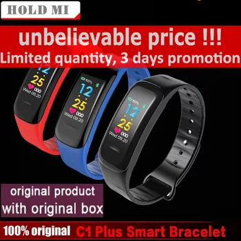 

C1 Plus Color Screen Smart Bracelet Blood Pressure CK18 Smart Band Heart Rate Monitor Fitness Tracker Sport Smart Wristband