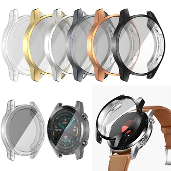 TPU Soft Full Edge Screen Glass Protector Case Shell Frame For Huawei Watch GT 2 GT2 46MM Strap Band Protective Bumper Cover
TPU Soft Full Edge Screen Glass Protector Case Shell Frame For Huawei Watch GT 2 GT2 46MM Strap Band Protective Bumper Cover