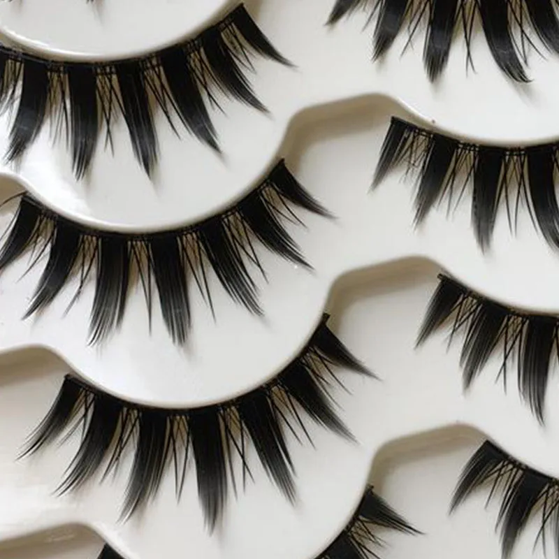 Qsezeny 5 Pairs Japanese Serious Makeup False Eyelashes Tapered Cross Messy Soft Thick Lashes Extension Daily Dating Cosplay Beauty Tool 13 Qsezeny 5 Pairs Japanese Serious Makeup False Eyelashes Tapered Cross Messy Soft Thick Lashes Extension Daily Dating Cosplay Beauty Tool -Zentai shop online H62add23dec624b74850425875f0867d0P.jpg