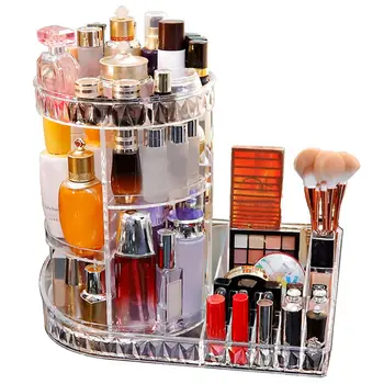 New 360 Degree Rotation Transparent Acrylic Cosmetics Storage Box Fashion Spin Multi-function Detachable Makeup Beauty Organizer
New 360 Degree Rotation Transparent Acrylic Cosmetics Storage Box Fashion Spin Multi-function Detachable Makeup Beauty Organizer