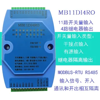 On-off Input Output 11-channel Open into 4-channel Relay Output Module RS485 MODBUS-RTU Communication
On-off Input Output 11-channel Open into 4-channel Relay Output Module RS485 MODBUS-RTU Communication