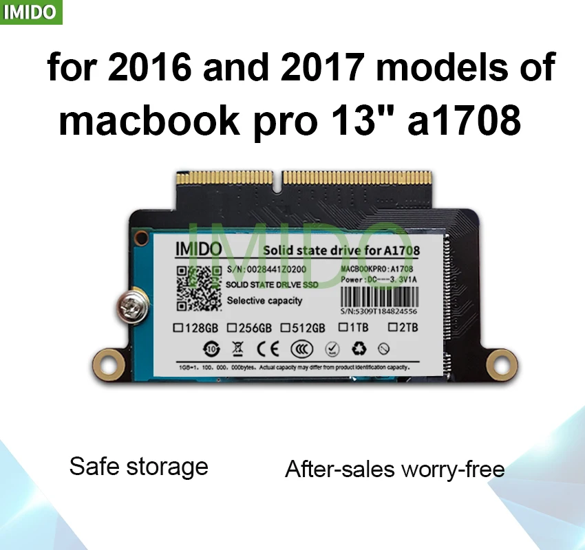 Фото SSD-накопитель A1708 для ноутбука Macbook Pro Retina 128 дюйма 256 13 3 года 2016 | Компьютеры и офис
