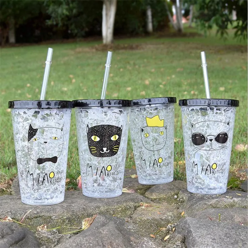Creative Summer Ice Cup Double Plastic Ice Cup Straw Fruit Tumblers Cold Water Print Ice Cup
Creative Summer Ice Cup Double Plastic Ice Cup Straw Fruit Tumblers Cold Water Print Ice Cup