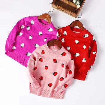 Sweater Girl Winter Long Sleeve Warm Spring Knitted Baby Girls Sweater Girls Pullover Top Cute Strawberry Sweater Kids Sweaters 
Sweater Girl Winter Long Sleeve Warm Spring Knitted Baby Girls Sweater Girls Pullover Top Cute Strawberry Sweater Kids Sweaters