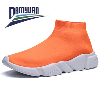 Damyuan 2020 Solid White Fashion Knitting Casual Shoes Men Super Light Breathable Stretch Socks Sneakers Slip On Tenis Masculino 
Damyuan 2020 Solid White Fashion Knitting Casual Shoes Men Super Light Breathable Stretch Socks Sneakers Slip On Tenis Masculino