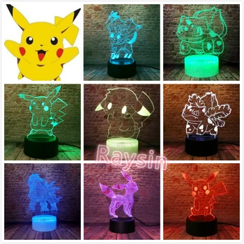 Game Pokemon Go Pikachu Poke Ball Eevee Bulbasaur Umbreon Entei Figures 7 Colors Table Night Lights Child Boys Room Decor Gifts
Game Pokemon Go Pikachu Poke Ball Eevee Bulbasaur Umbreon Entei Figures 7 Colors Table Night Lights Child Boys Room Decor Gifts