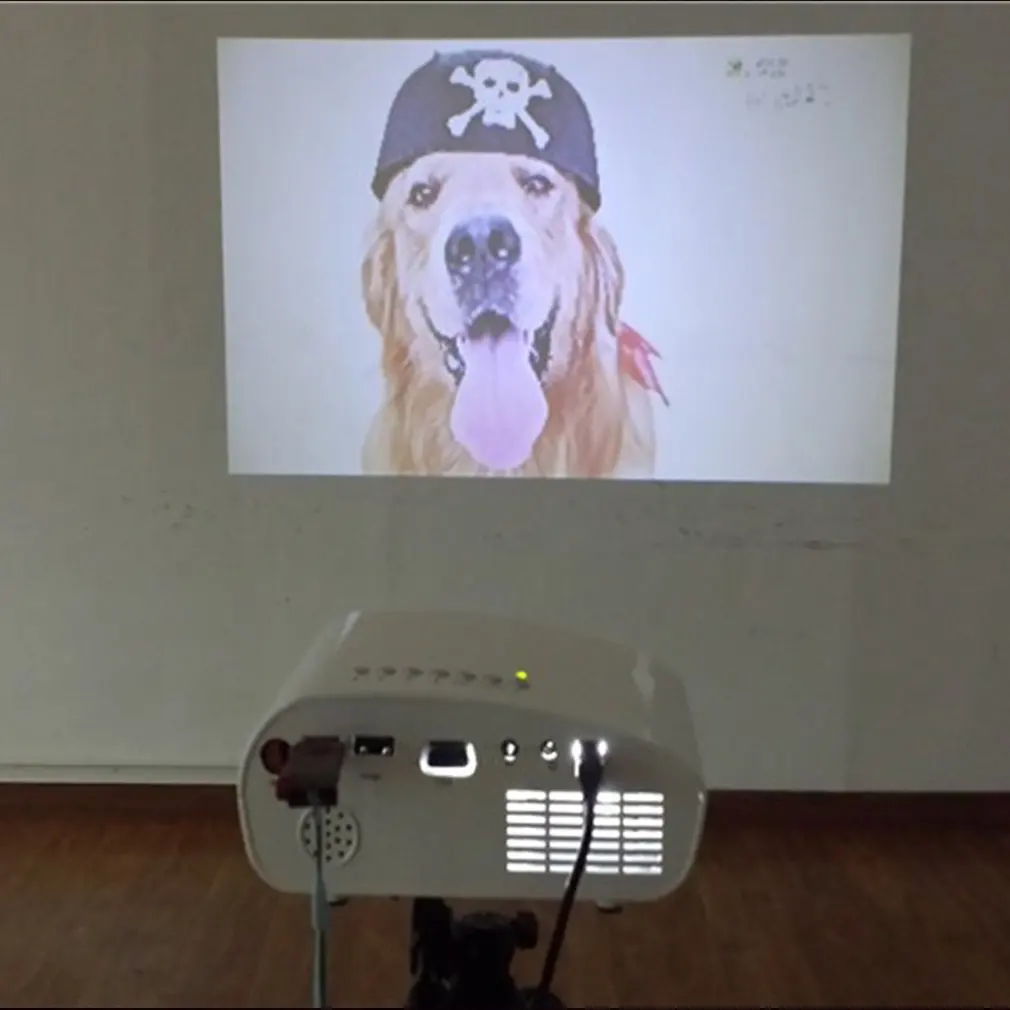 Rigal RD802 Portable Movie Video Projector Home Theater 480x320P USB VGA High Definition Input Movie Video Projector
Rigal RD802 Portable Movie Video Projector Home Theater 480x320P USB VGA High Definition Input Movie Video Projector