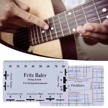 String Action Ruler Guitar Accessories Ruler String Action Gauge Baroque Bass String Pitch Luthier Tool For String Instruments
String Action Ruler Guitar Accessories Ruler String Action Gauge Baroque Bass String Pitch Luthier Tool For String Instruments