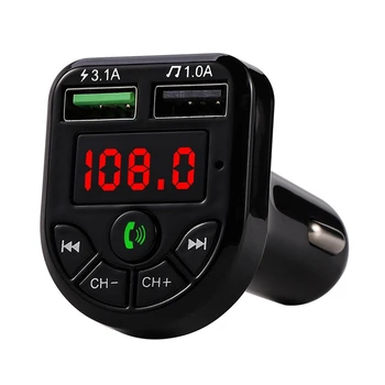 Fit Car Auto Bluetooth Transmitter Modulator 5.0 FM Handsfree MP3 Player Dual USB Phone Charger Wireless Audio Music Player
Fit Car Auto Bluetooth Transmitter Modulator 5.0 FM Handsfree MP3 Player Dual USB Phone Charger Wireless Audio Music Player