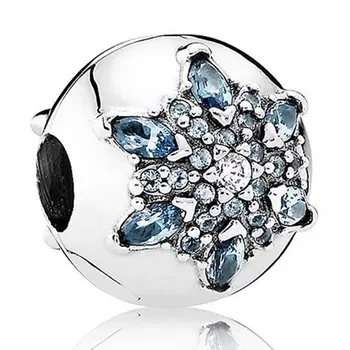 New 925 Sterling Silver Bead Charm Crystallised Snowflake Beads Fit Original Bracelet Bangle Diy Jewelry
New 925 Sterling Silver Bead Charm Crystallised Snowflake Beads Fit Original Bracelet Bangle Diy Jewelry