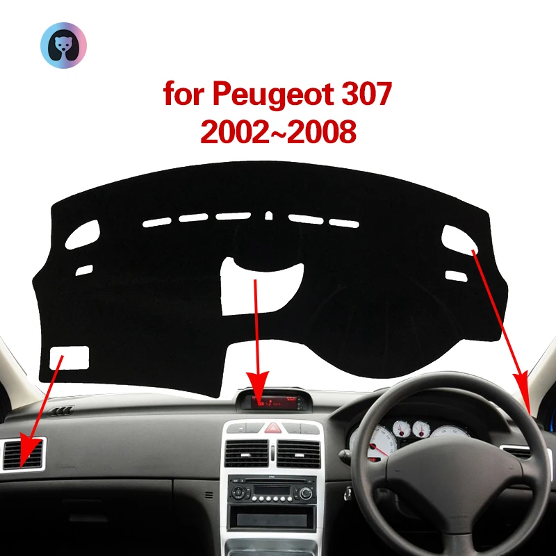 for Peugeot 307 2002-2008 Anti-Slip Mat Dashboard Cover Pad Flannel Sunshade Dashmat Carpet Car Accessories 2003 2004 2005 2006
for Peugeot 307 2002-2008 Anti-Slip Mat Dashboard Cover Pad Flannel Sunshade Dashmat Carpet Car Accessories 2003 2004 2005 2006