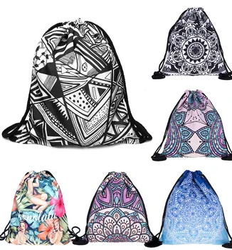 3D Printing Personality Pattern Travel Drawstring Pocket Bag Street fashion decoration Backpack Schoolbag Draw String Bag Canvas
3D Printing Personality Pattern Travel Drawstring Pocket Bag Street fashion decoration Backpack Schoolbag Draw String Bag Canvas