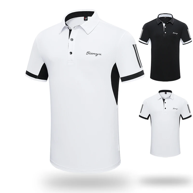Mens Golf Shirts Summer Men Tshirt 2020 Golf Clothing Tops Short Sleeve T-Shirt Lapel Polo T Shirt Outdoor Sports Clothes Team
Mens Golf Shirts Summer Men Tshirt 2020 Golf Clothing Tops Short Sleeve T-Shirt Lapel Polo T Shirt Outdoor Sports Clothes Team