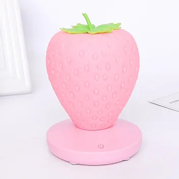 Strawberry Gift USB Charging Night Light Desktop Touch Control Silicone Eye Protection Dimmable Bedroom Led Bedside Home Decor 
Strawberry Gift USB Charging Night Light Desktop Touch Control Silicone Eye Protection Dimmable Bedroom Led Bedside Home Decor