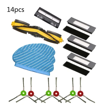 14pc Cover Plate Main Brush Rag Kit For Ecovacs Deebot OZMO 950 Robot Accessorie Main Brush Side Brush
14pc Cover Plate Main Brush Rag Kit For Ecovacs Deebot OZMO 950 Robot Accessorie Main Brush Side Brush