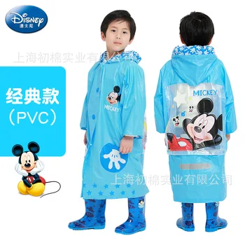 

Disney Raincoat Children Cartoon Mickey Minnie mouse Frozen Kids Girls Rainproof Poncho Boys Rainwear Baby Rainsuit Gifts