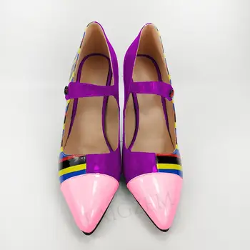 LAIGZEM 2020 FASHION Women Heels Mary Janes Colorful Pumps Party Dress Wedding Shoes Woman 4 Seasons Large Size 44 45 46 47
LAIGZEM 2020 FASHION Women Heels Mary Janes Colorful Pumps Party Dress Wedding Shoes Woman 4 Seasons Large Size 44 45 46 47
