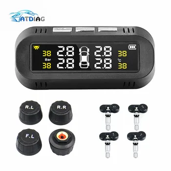 Solar Power TPMS Car Tire Pressure Alarm Monitor System Auto Security Alarm Systems Tyre Pressure Temperature Warning
Solar Power TPMS Car Tire Pressure Alarm Monitor System Auto Security Alarm Systems Tyre Pressure Temperature Warning