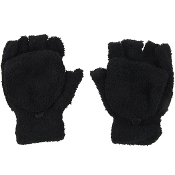 Girls Cute Fluffy Hand Wrist Warmer Soft Winter Fingerless Gloves Women Mitten black
Girls Cute Fluffy Hand Wrist Warmer Soft Winter Fingerless Gloves Women Mitten black