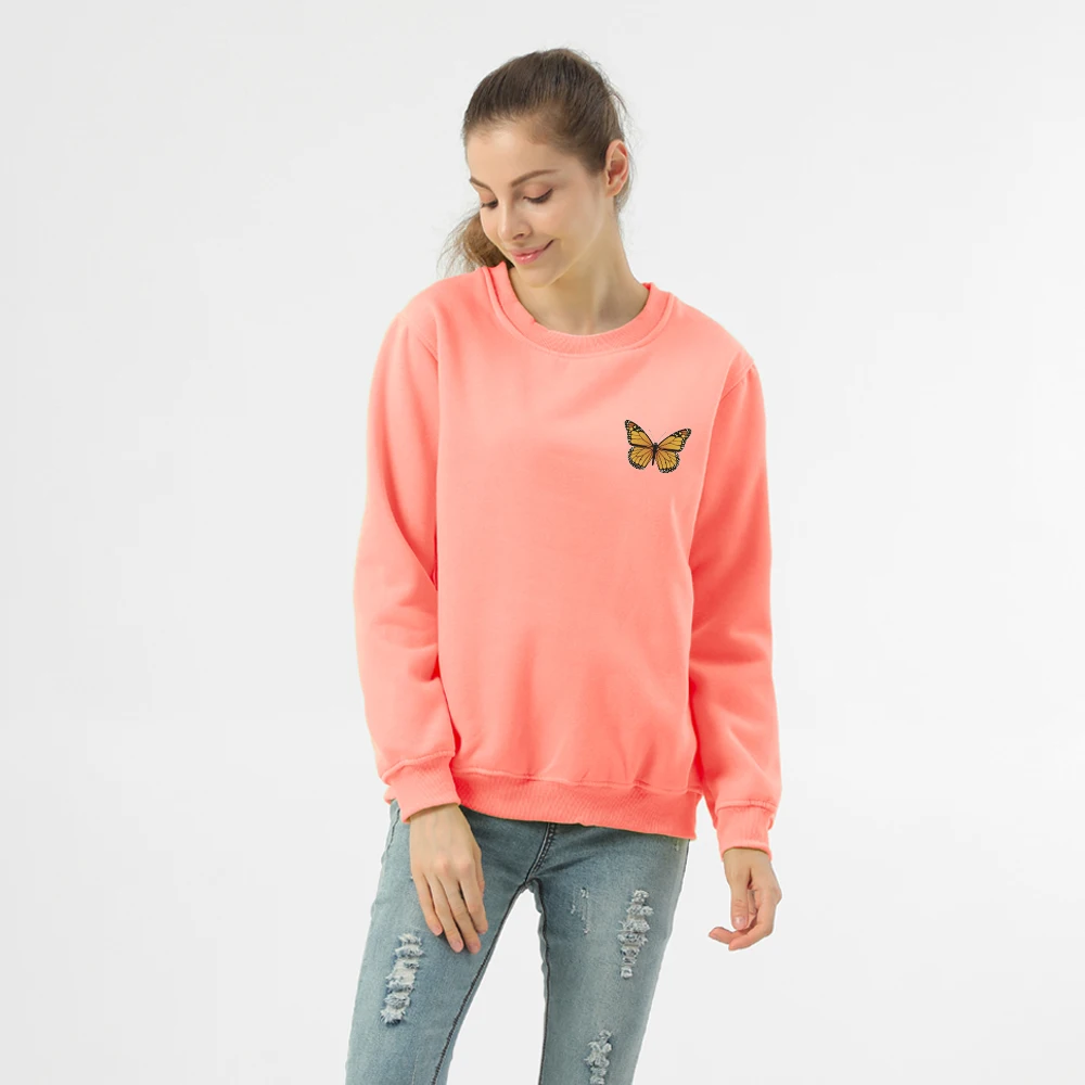 Hoodies Butterfly Print Sweatshirts Womens O-neck Jumper Kawaii Harajuku Oversized Hoody Vintage Sweat-shirt Femme
Hoodies Butterfly Print Sweatshirts Womens O-neck Jumper Kawaii Harajuku Oversized Hoody Vintage Sweat-shirt Femme