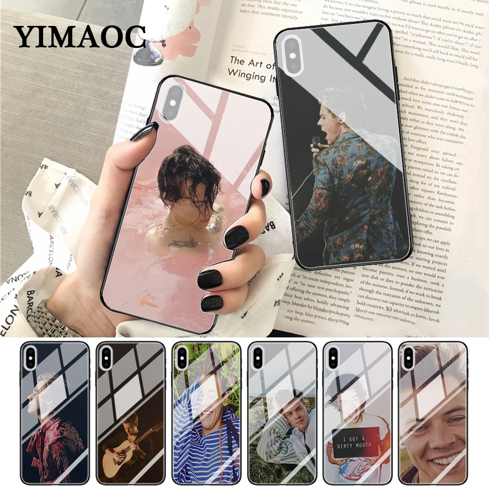 YIMAOC Harry Styles Glass Phone Case for Apple iPhone XR X XS Max 6 6S 7 8 Plus 5 5S SE
YIMAOC Harry Styles Glass Phone Case for Apple iPhone XR X XS Max 6 6S 7 8 Plus 5 5S SE