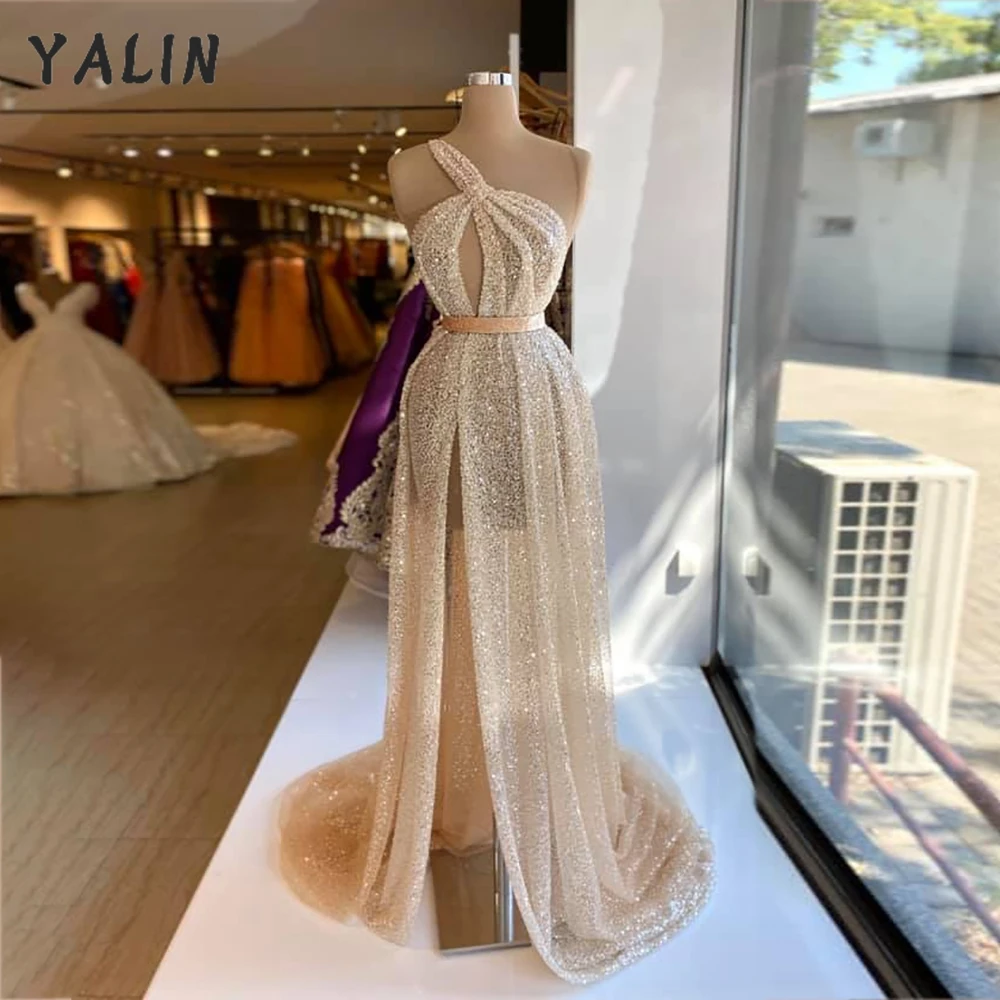 YALIN Sparkly Sequin 2022 Evening Dresses One Shoulder Gorgeous Prom Dresses High Split Formal Party Reception Vestidos
YALIN Sparkly Sequin 2022 Evening Dresses One Shoulder Gorgeous Prom Dresses High Split Formal Party Reception Vestidos