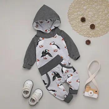 Boy Kids Toddler Baby 2PCS Sets Bird Printed Outfit Long Sleeve Hoodies Sweatshirt +Pockets Pants Set Sport Tracksuits Clothes 
Boy Kids Toddler Baby 2PCS Sets Bird Printed Outfit Long Sleeve Hoodies Sweatshirt +Pockets Pants Set Sport Tracksuits Clothes