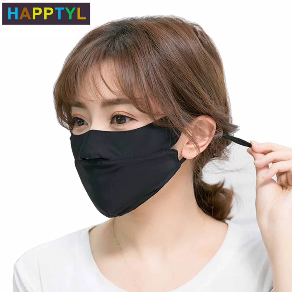 HAPPTYL 1Pcs Sunscreen Open Nose Mouth Mask Unisex Summer Ice Silk Thin Windproof Washable Adjustable Earloop Respirator
HAPPTYL 1Pcs Sunscreen Open Nose Mouth Mask Unisex Summer Ice Silk Thin Windproof Washable Adjustable Earloop Respirator