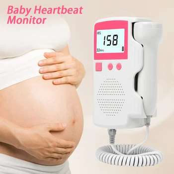 3.0MHz Doppler Foetale Hartslagmeter Thuis Pregancy Baby Foetale Geluid Hartslag Detector Lcd-scherm Geen Straling 
3.0MHz Doppler Foetale Hartslagmeter Thuis Pregancy Baby Foetale Geluid Hartslag Detector Lcd-scherm Geen Straling