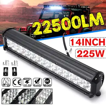 135W Tri Row Work Light Bar 14Inch 45LED Lamp Spot Flood Combo IP68 LED LIGHT Bar For SUV For JEEP DC10-30V 6000K
135W Tri Row Work Light Bar 14Inch 45LED Lamp Spot Flood Combo IP68 LED LIGHT Bar For SUV For JEEP DC10-30V 6000K