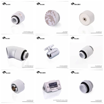 BYKSKI OD12mm Hard Tube Fitting / white Version G1/4 Plug / Hose Fitting / Filter / Thermometer / Rotary Fitting / Water Switch 
BYKSKI OD12mm Hard Tube Fitting / white Version G1/4 Plug / Hose Fitting / Filter / Thermometer / Rotary Fitting / Water Switch