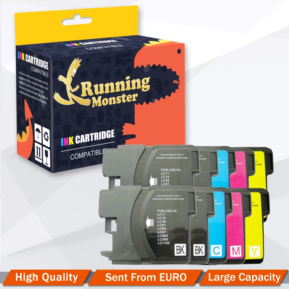 10x Ink Cartridge LC980 LC1100 LC61 Replacement For DCP-195C DCP-365CN DCP-373CW DCP-375CW DCP-385C DCP-387C DCP-395CN DCP-585CW
10x Ink Cartridge LC980 LC1100 LC61 Replacement For DCP-195C DCP-365CN DCP-373CW DCP-375CW DCP-385C DCP-387C DCP-395CN DCP-585CW