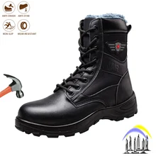 Safety Shoes for Male Indestructible Work Sneakers Steel Toe Safety Boots Winter Shoes Men High Top Comfortable Anti-smash Shoes
Safety Shoes for Male Indestructible Work Sneakers Steel Toe Safety Boots Winter Shoes Men High Top Comfortable Anti-smash Shoes