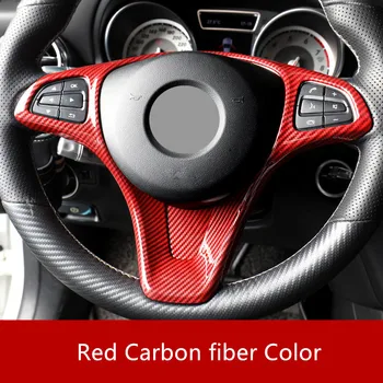 Carbon Fiber Color Car Steering Wheel Button Frame Decoration For Mercedes Benz CLA C117 A W176 C W205 Class 2015-18
Carbon Fiber Color Car Steering Wheel Button Frame Decoration For Mercedes Benz CLA C117 A W176 C W205 Class 2015-18